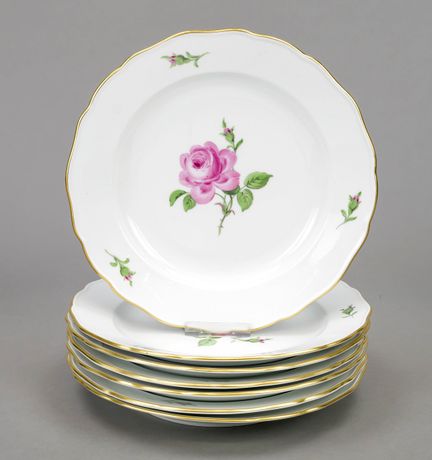 Sette piatti piani, Meissen, prodotti dopo il 1934