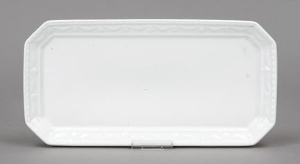 Piatto rettangolare da torta, KPM Berlino, XX seco