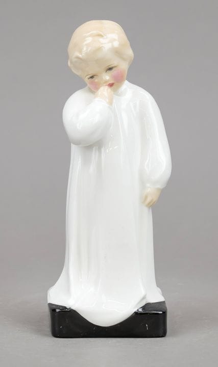 “Darling”瓷偶，皇家道尔顿（Royal Doulton），英格兰，20世纪，精致的釉下彩绘，