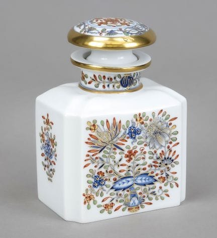 Caja de té, Meissen, finales del siglo XX, 3.ª ser