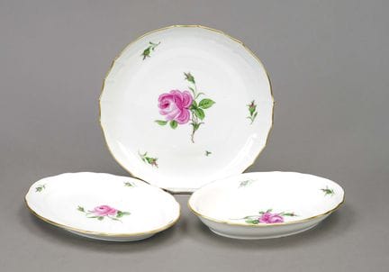 Tre ciotole, Meissen, marca post-1934, 2ª serie, f