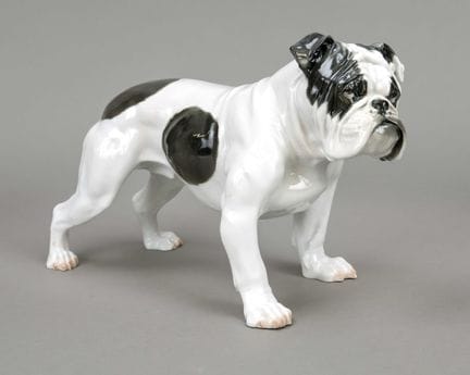 大型英国斗牛犬，罗森塔尔（Rosenthal），塞尔布-巴伐利亚（Selb-Bavaria），弗里茨