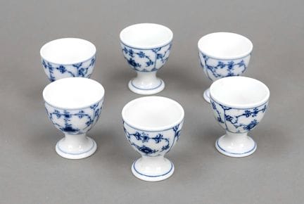 Sei portauova, Royal Copenhagen, Danimarca, XX sec