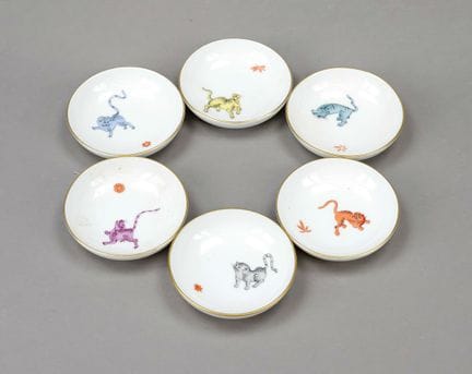 Sei coppette da dolci, Meissen, edizione speciale 