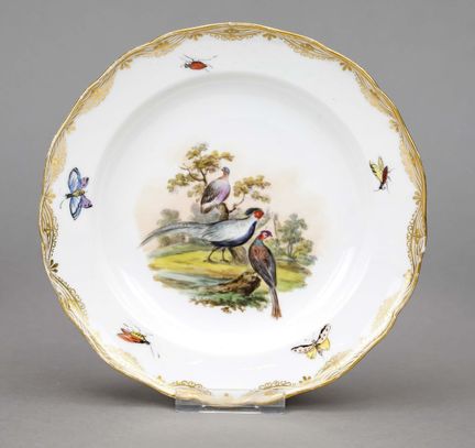 Piatto, Meissen, marchio “Knaufschwerter” 1850-192