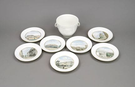 Set KPM Berlino, 8 pezzi, marche 1962-1992, 1ª sce