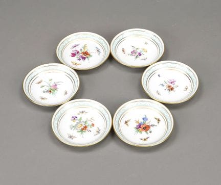 Sei coppette, KPM Berlino, XX secolo, 1ª selezione