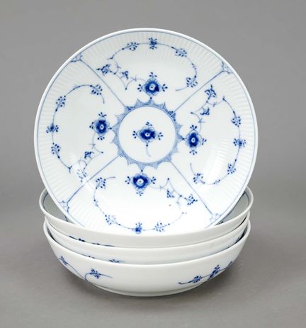 Quattro piattini rotondi, Royal Copenhagen, Danima