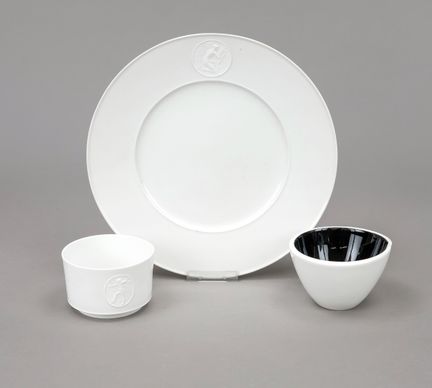 Set di 3 pezzi, KPM Berlino, XX secolo, prima guer