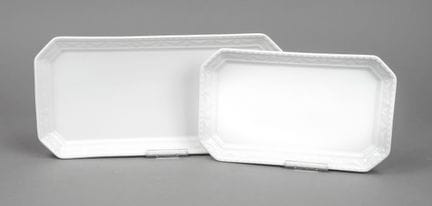 2 piatti da torta, KPM Berlino, marchi 1962-2000 e