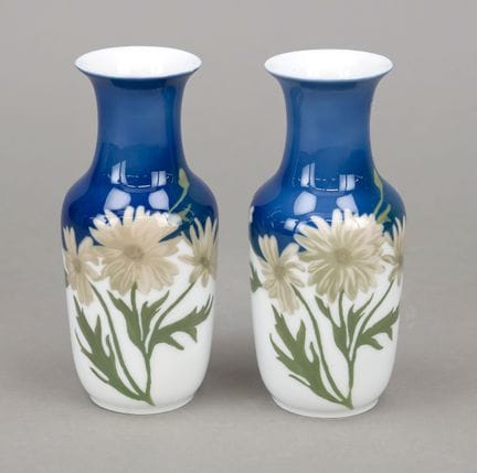Par de jarrones de estilo Art Nouveau, Rosenthal, 