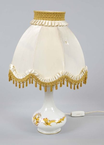 Lampe de table, Meissen, marque 1924-1934, 1re sér