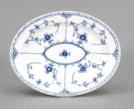 Piatto ovale, Royal Copenhagen, XX secolo, prima s
