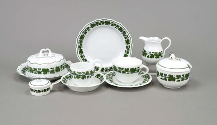 Set di 10 pezzi, Meissen, XIX/XX secolo, 1ª e 2ª g