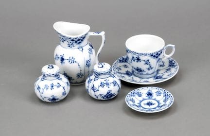 Set di 6 pezzi “Musselmalet”, Royal Copenhagen, Da