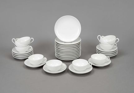 Dieci servizi da caffè moka, KPM Berlino, XX secol