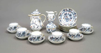 Servizio da caffè per 6 persone, 21 pezzi, Meissen