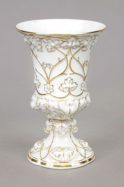 Jarrón decorativo, Meissen, marca posterior a 1934