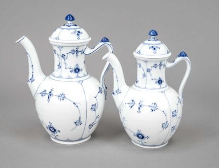 Due caffettiere, Royal Copenhagen, Danimarca, seri