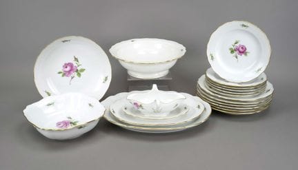 Servizio per 6 persone, 18 pezzi, Meissen, modello