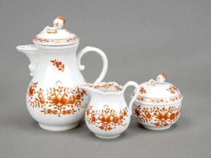 Servizio da caffè Mokka, Meissen, marca del XX sec