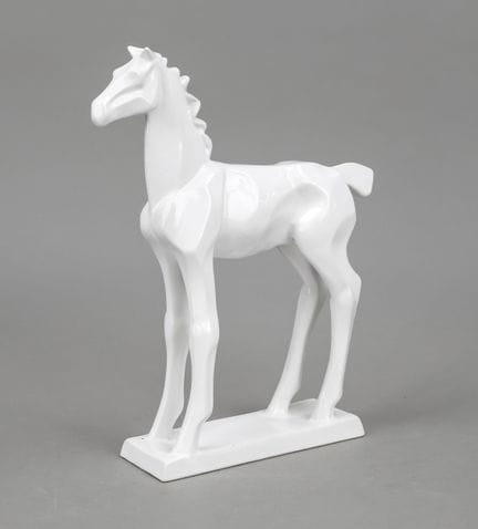 Cavallo in stile cubista, Manifattura di maiolica 