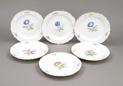 6 piatti da colazione, Meissen, produzione success