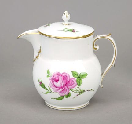 Teiera con coperchio, Meissen, marchio successivo 