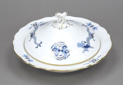 Piccola terrina con coperchio, Meissen, fine XX se
