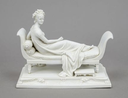 Madame Récamier, Scheibe Alsbach, Turingia, siglo 