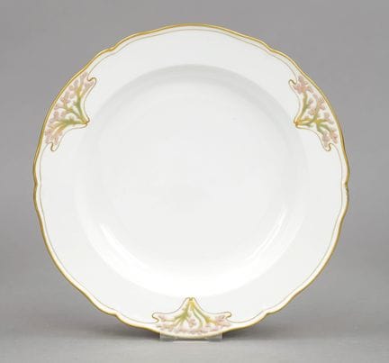 Assiette Art nouveau, KPM Berlin, vers 1900. 2e ch