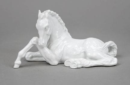 Pollino tumbado, Meissen, marca posterior a 1934, 