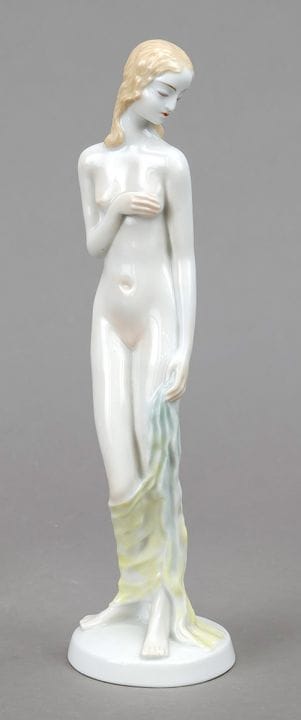 《少女裸体》，罗森塔尔，塞尔布火车站，1921-1938年版， 设计：凯瑟琳·巴扬斯基（1890-1