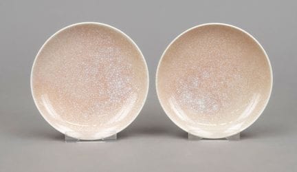 Deux petits bols ronds, KPM Berlin, marque antérie
