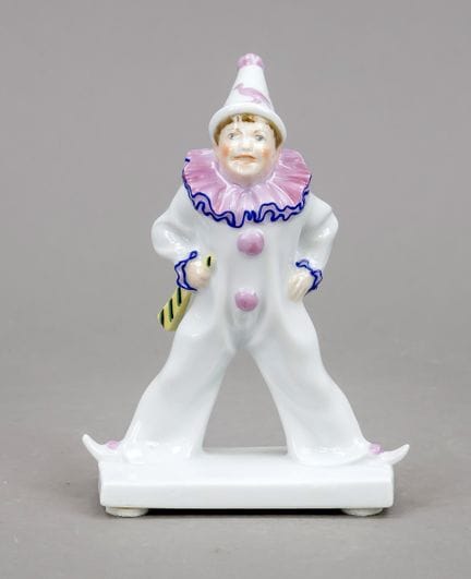 Payaso de pie, Rosenthal, Selb, marca de la Primer
