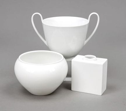 3件 KPM 柏林，20世纪，第一次和第二次世界大战时期，高10至14厘米