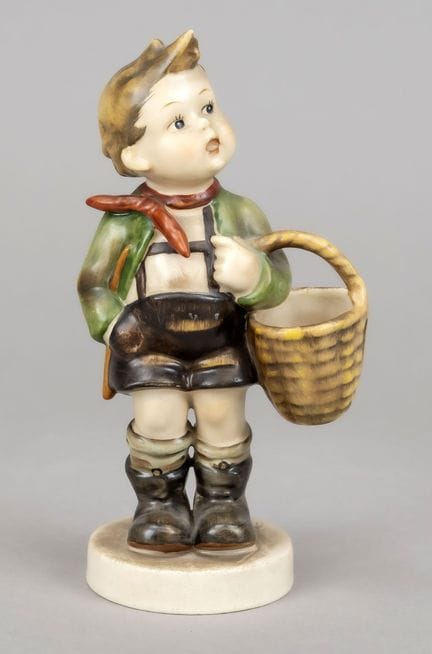 胡梅尔（Hummel）“乡村小男孩”摆件，戈贝尔（Goebel），奥斯拉乌（Oeslau），约194