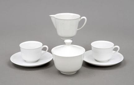 Ensemble de 6 pièces, KPM Berlin, XXe siècle, 1re 