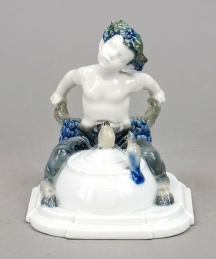 人物造型墨水瓶，罗森塔尔（Rosenthal），塞尔布（Selb），1920年代，费迪南德·利伯曼（