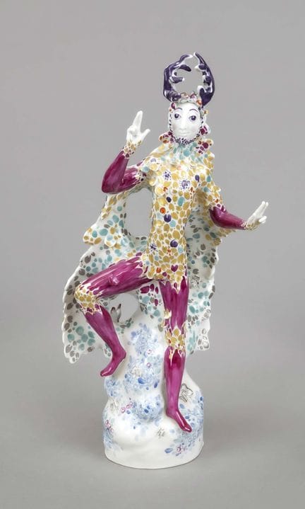 奥伯龙，迈森，1973年后，第一版，《仲夏夜之梦》系列精灵雕像，彼得·斯特兰格于1969年设计，型号