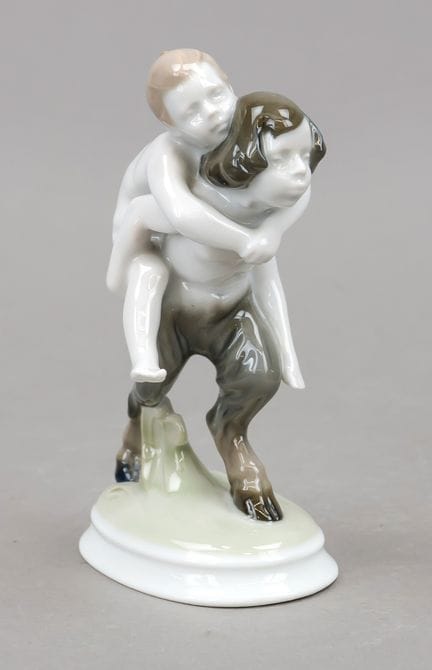 «La huida del fauno», Rosenthal, Selb-Bavaria, déc