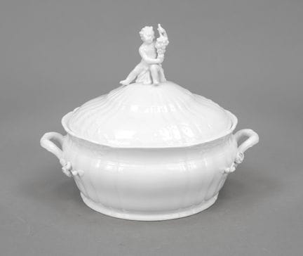 Sopera redonda con tapa, marca 1962-92, 2.ª Guerra