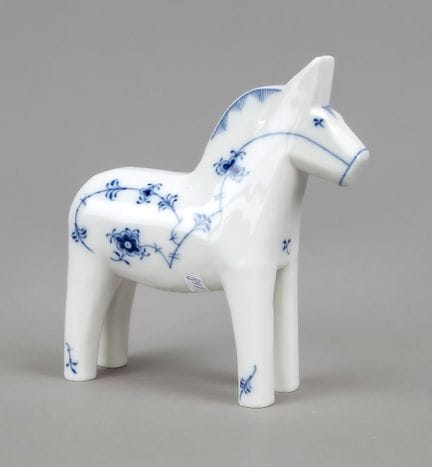 Cheval Dala debout, Royal Copenhagen, XXe siècle, 
