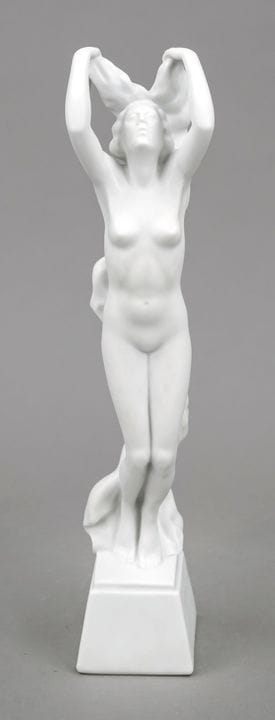 Nu féminin « La Lumière », Rosenthal, marque « Wer