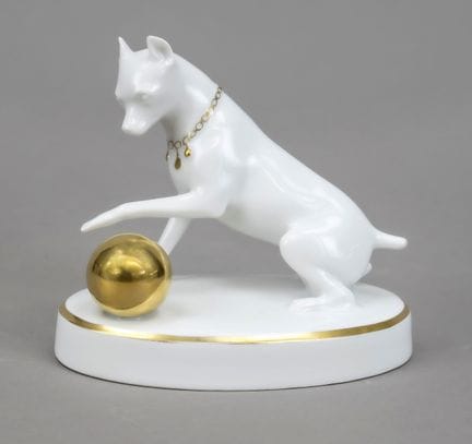 Figurine animalière Art déco, Hutschenreuther, Sel