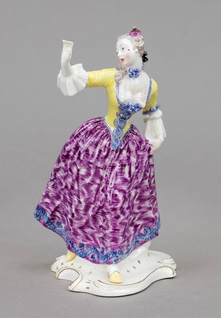 莱达，宁芬堡， 20世纪，“即兴喜剧”系列中一位举手优雅的女演员，由弗朗茨·安东·布斯特利（Fran