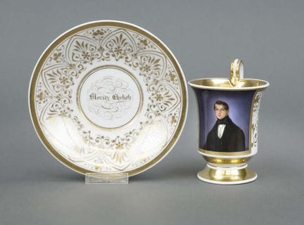 Tasse à portrait avec marque d'atelier, KPM Berlin