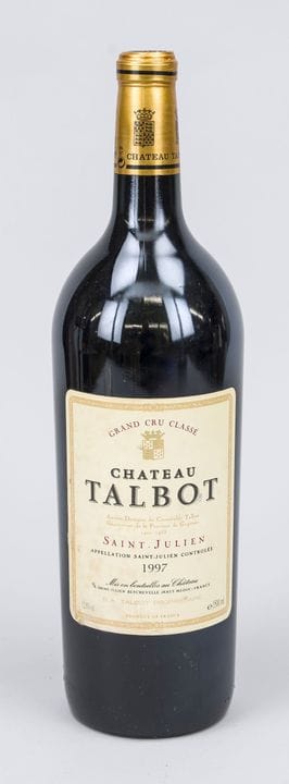 Magnum bottle of wine, France, Château Talbot Sain