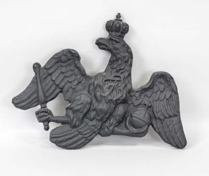 Eisenrelief Preußischer Adler, 20. Jh., Eisenguß g