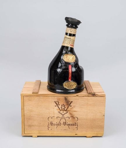 Large bottle of Armanac Saint-Vivant VSOP, France,